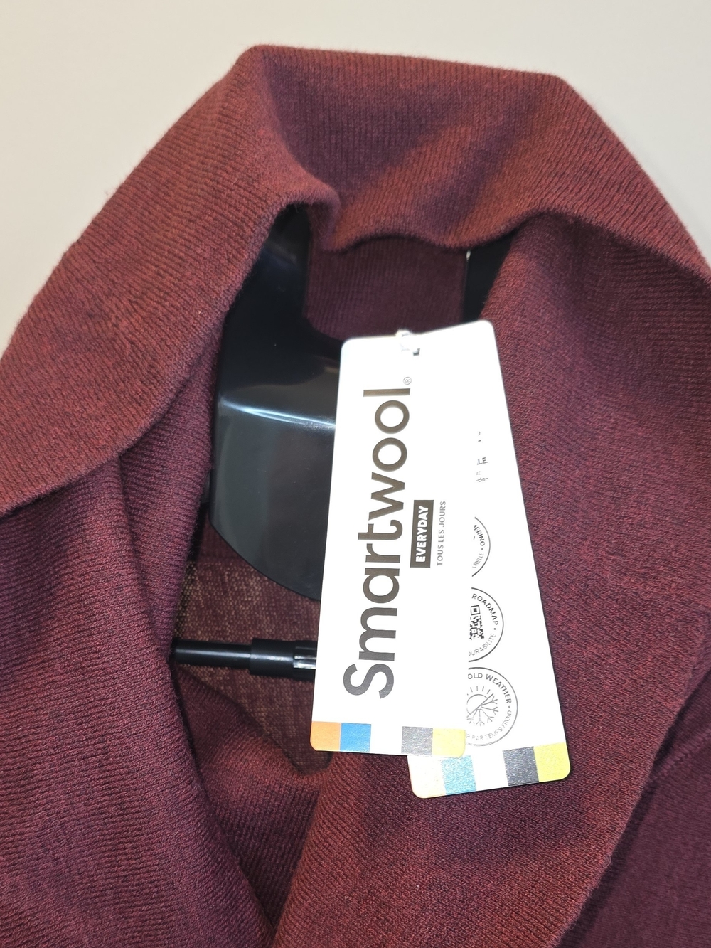 Smartwool Men’s Merino Crew Sweater - Burgundy